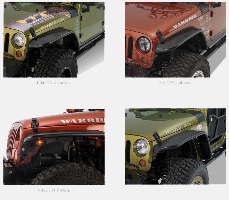 Warrior Tube Fender Jeep Wrangler Jk